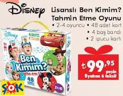 DİSNEY LİSANSLI BEN KİMİM? TAHMİN ETME OYUNU